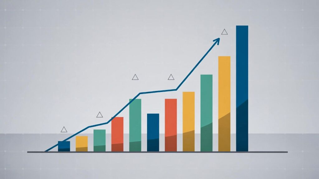 Crescimento Financeiro e Vendas: 7 Estratégias Práticas para Aumentar Resultados 3 Gráfico de crescimento financeiro e vendas