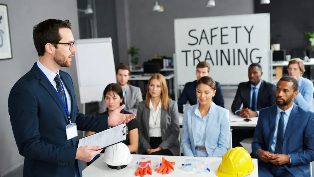 Investir em EPI: 7 razões estratégicas para segurança, produtividade e conformidade legal 3 Treinamento de segurança com foco em EPI