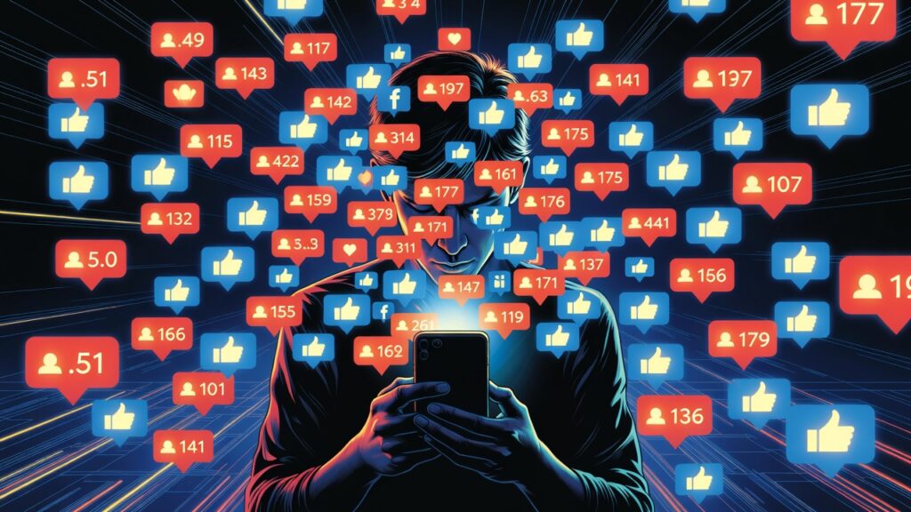 Paradoxo da Conexão Digital: Por Que Estamos Mais Conectados e Mais Solitários? 4 economia da atenção nas redes sociais