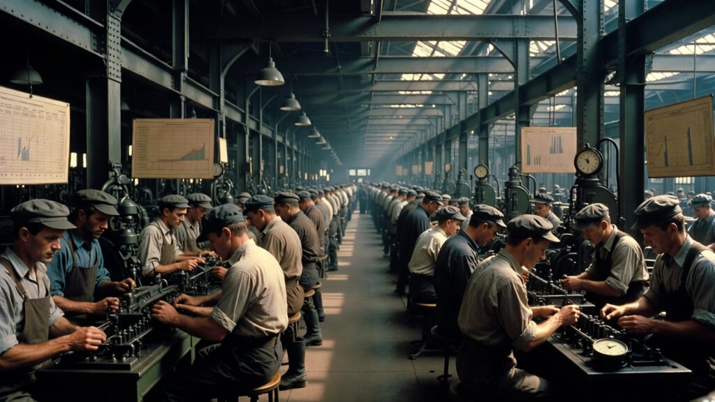 Frederick Taylor e o Taylorismo da Administração Científica: Gênio da Eficiência ou Vilão do Trabalho? 3 exemplo de taylorismo administração científica na indústria